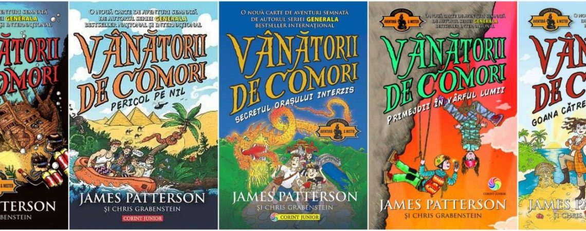 „Vânătorii de comori” – o serie de romane de aventură pentru copii