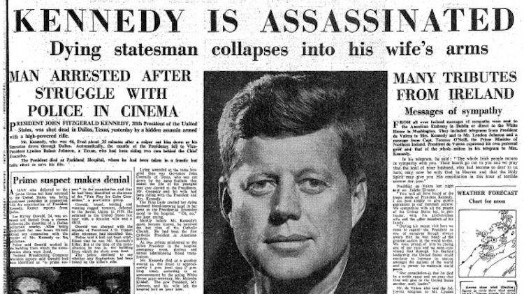22 noiembrie – Asasinarea lui John F. Kennedy